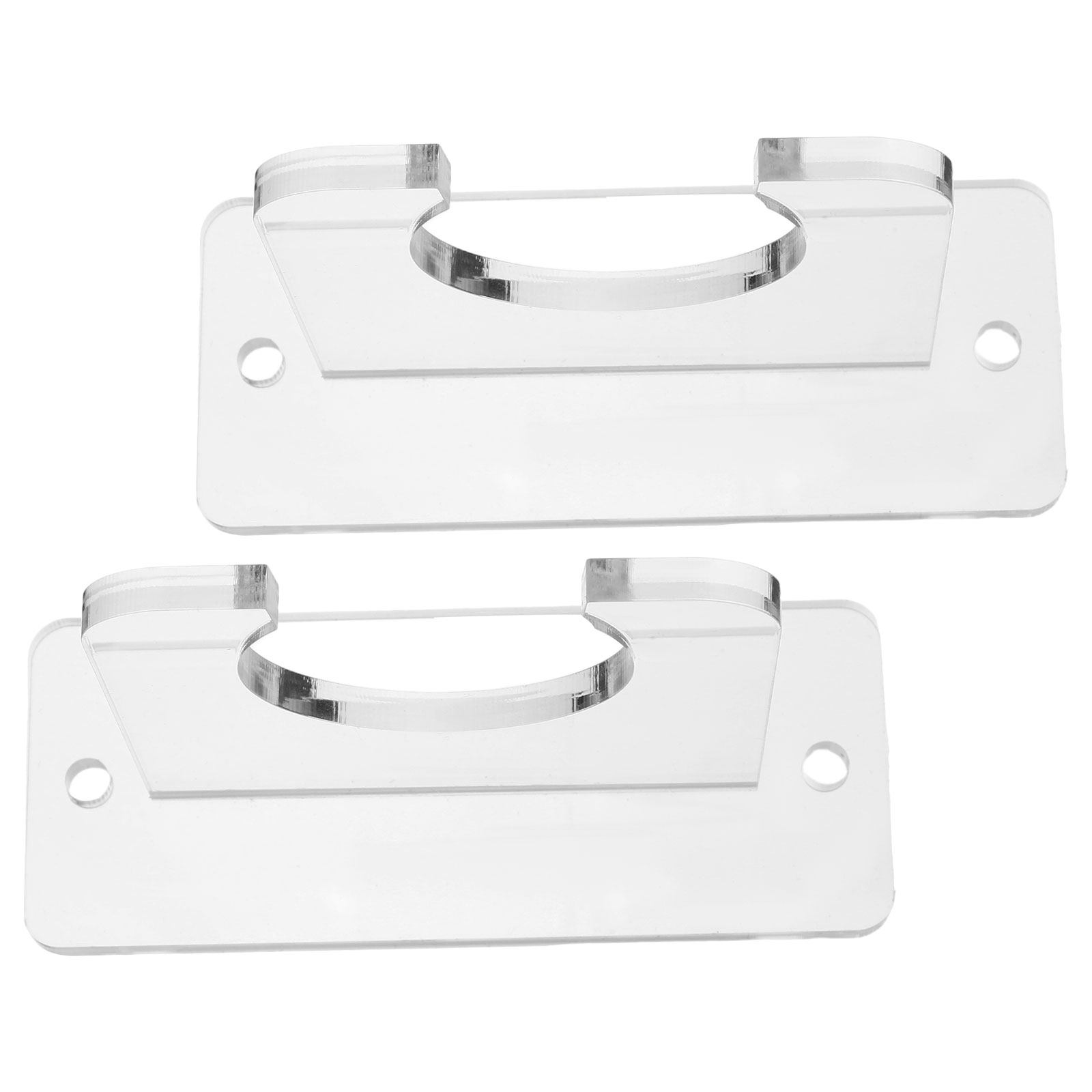 Sports Equipment Organizer - 2Pcs Ping Pong Paddle Holder Transparent