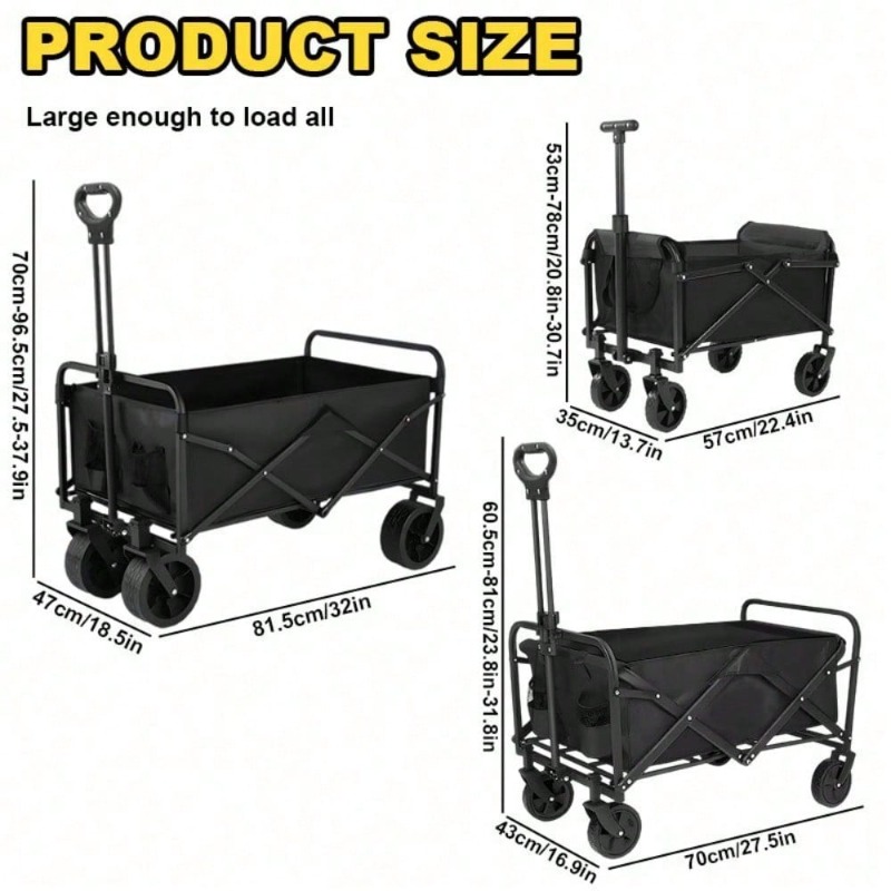 220 Lbs/ 450 Lbs Heavy Duty/ 6 - Sports Equipment Cart recension och pris