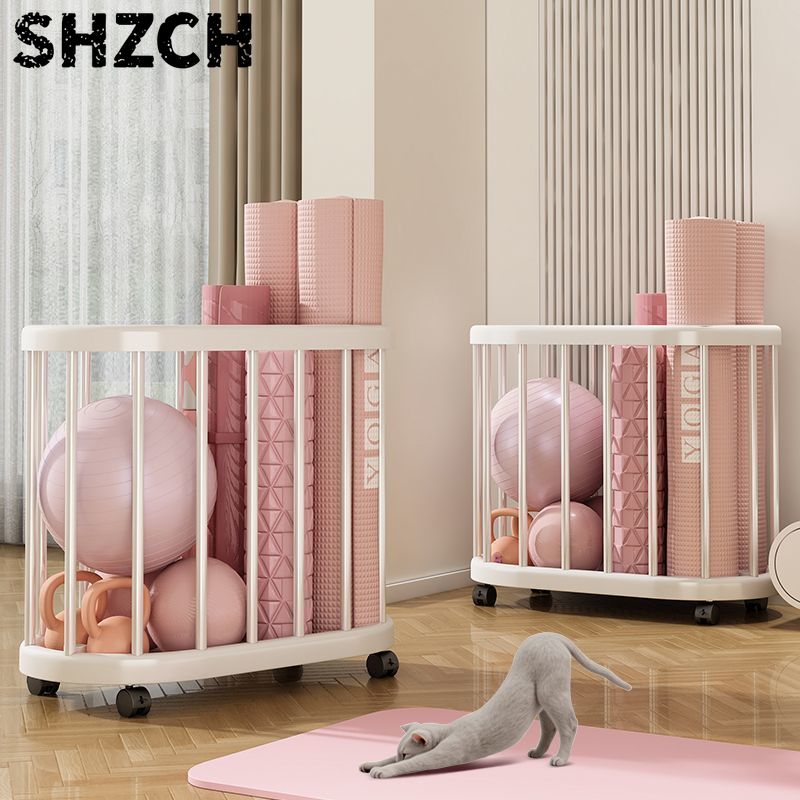 Yoga Storage Basket Yoga Mat S - Sports Equipment Cart recension och pris