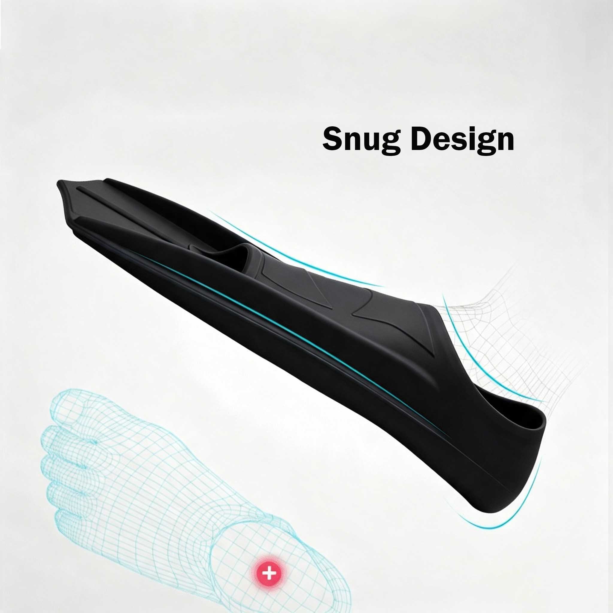 Silicone Swimming Short Flippe - Swim Fin Short Blade recension och pris