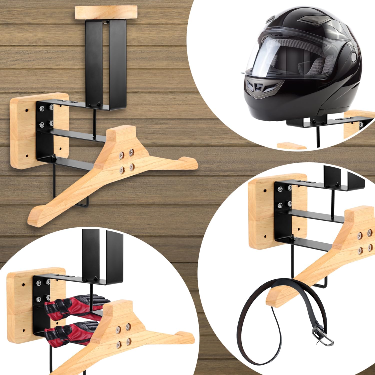 ​Motorcycle Helmet Holder Wall - Sports Equipment Organizer recension och pris