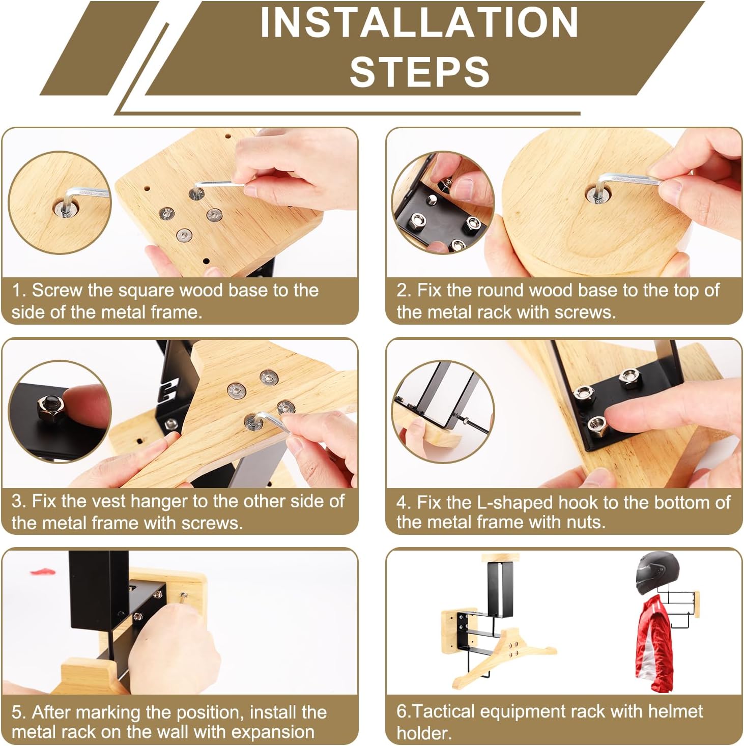 ​Motorcycle Helmet Holder Wall - Sports Equipment Organizer recension och pris