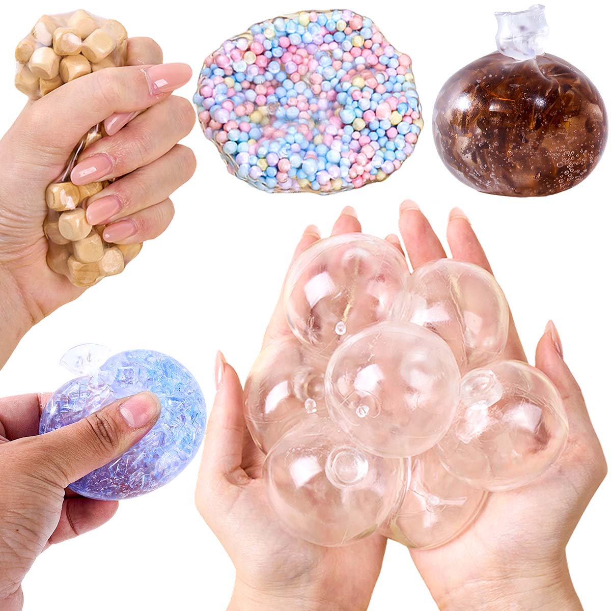 6Pcs Transparent Soft TPR Empt - Bocce Ball Set recension och pris
