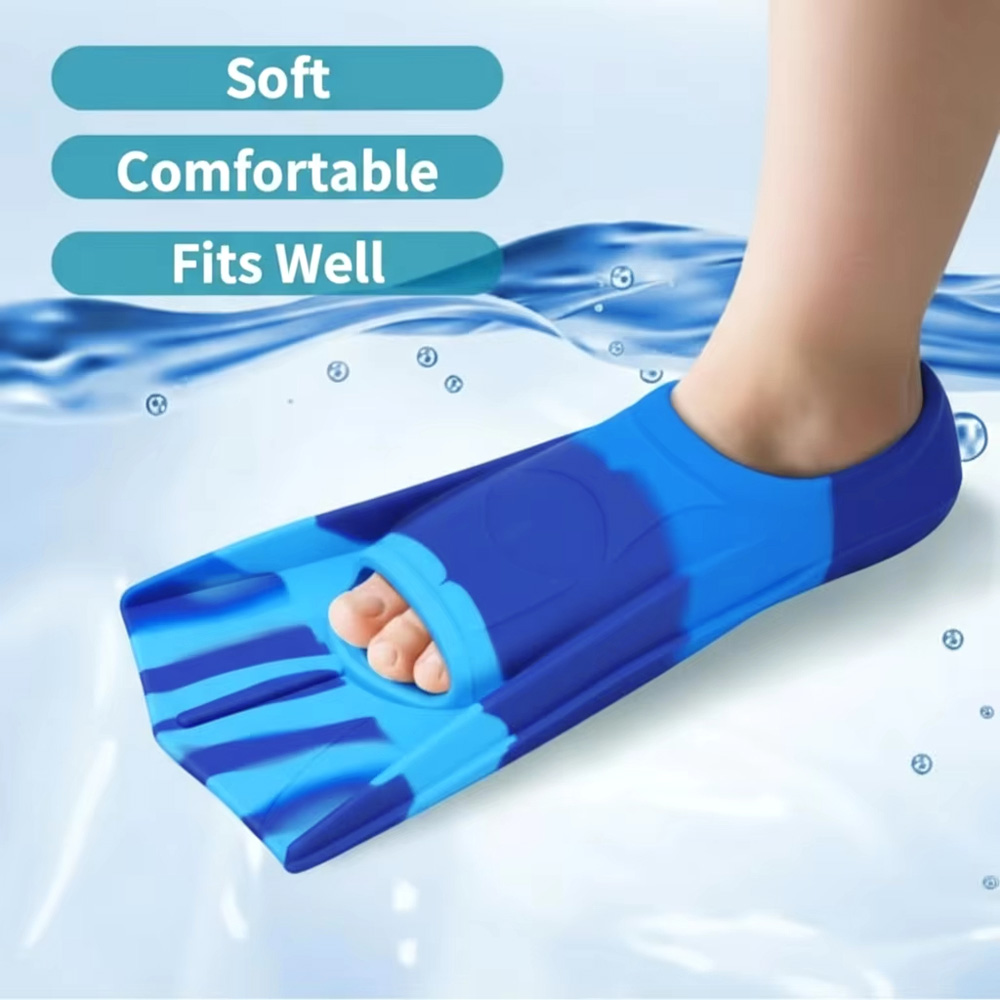 Silicone Swimming Flippers Sno - Swim Fin Short Blade recension och pris