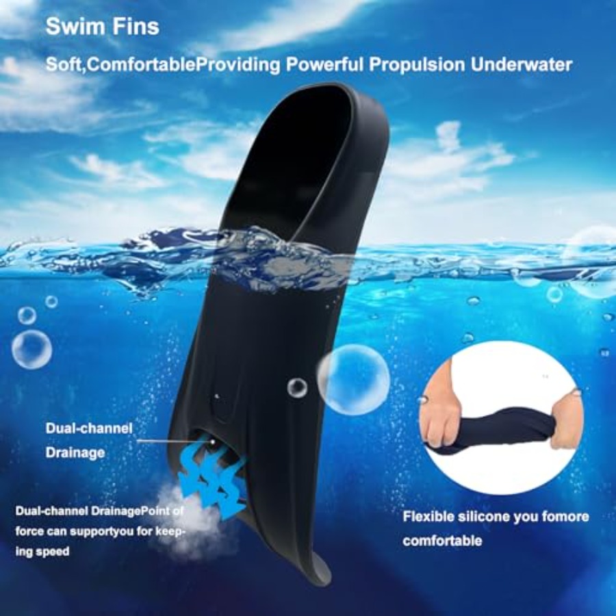 Swim Fins Adult Swim Training  - Swim Fin Short Blade recension och pris