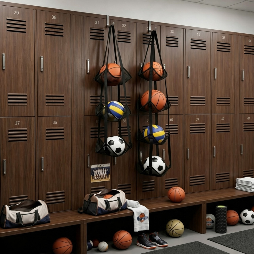 Heavy-Duty Ball Storage Hangin - Sports Equipment Organizer recension och pris