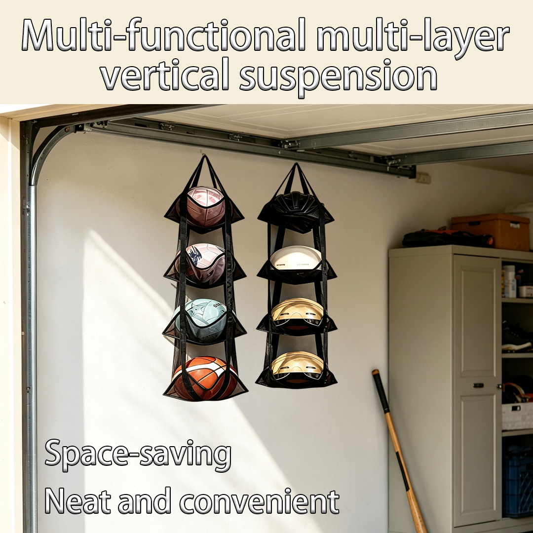 Heavy-Duty Ball Storage Hangin - Sports Equipment Organizer recension och pris