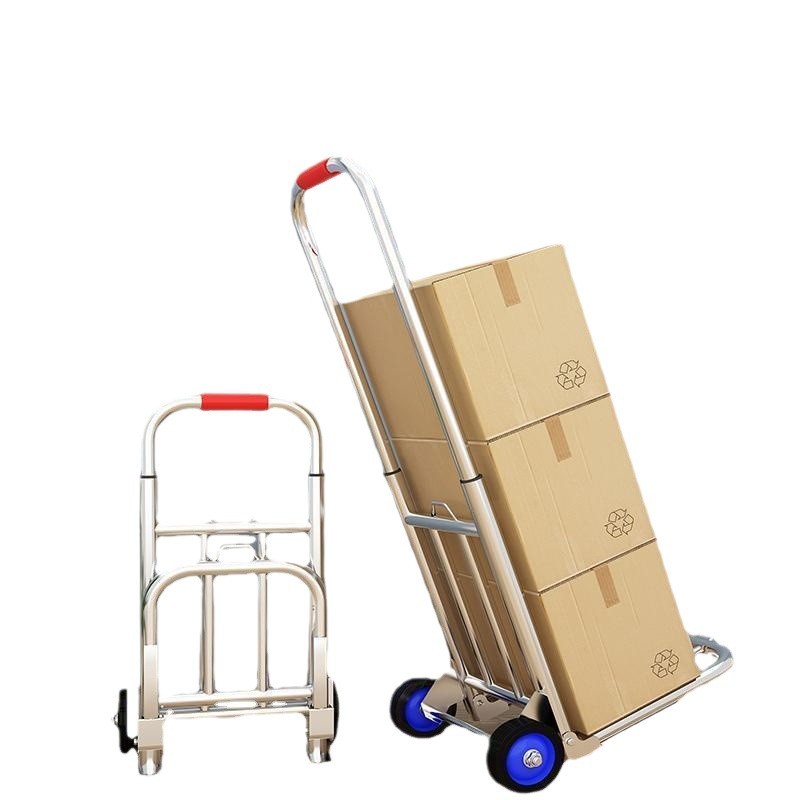 Hand-pulled Cart Folding Porta - Sports Equipment Cart recension och pris