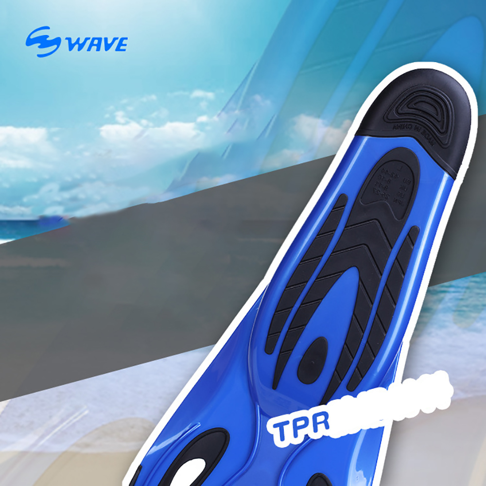 TPR Non-Slip Diving Fins Silic - Swim Fin Short Blade recension och pris